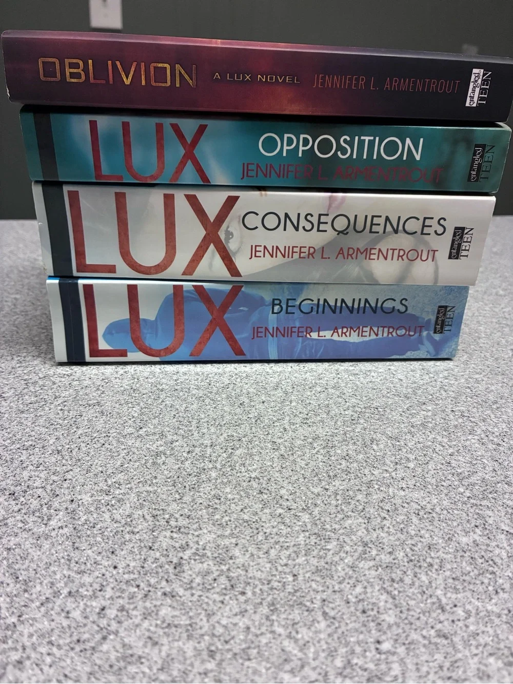 LUX Paperback Collection - Blue/Teal and White Editions